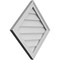 Ekena Millwork Diamond Surface Mount PVC Gable Vent: Functional, w/ 2"W x 1-1/2"P Brickmould Frame, 26"W x 26"H GVPDI26X2602SF - alternate 3
